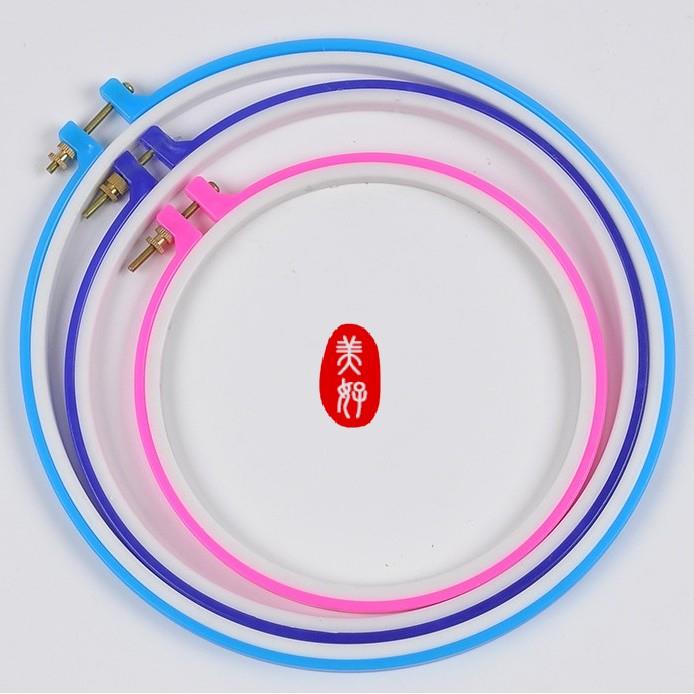 58C1新手入门十字绣花立体绣花diy工具绣绷绣圈带卡槽可调节绣架