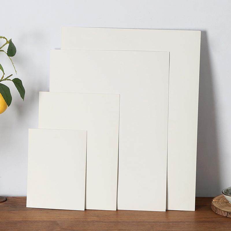 简约现代白色卡纸定加厚多尺寸内衬纸画框相框整张可写书法