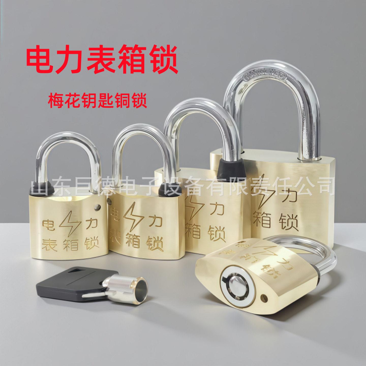 电力表箱锁梅花铜锁通开挂锁 防水防锈挂锁物业通开锁计量箱锁
