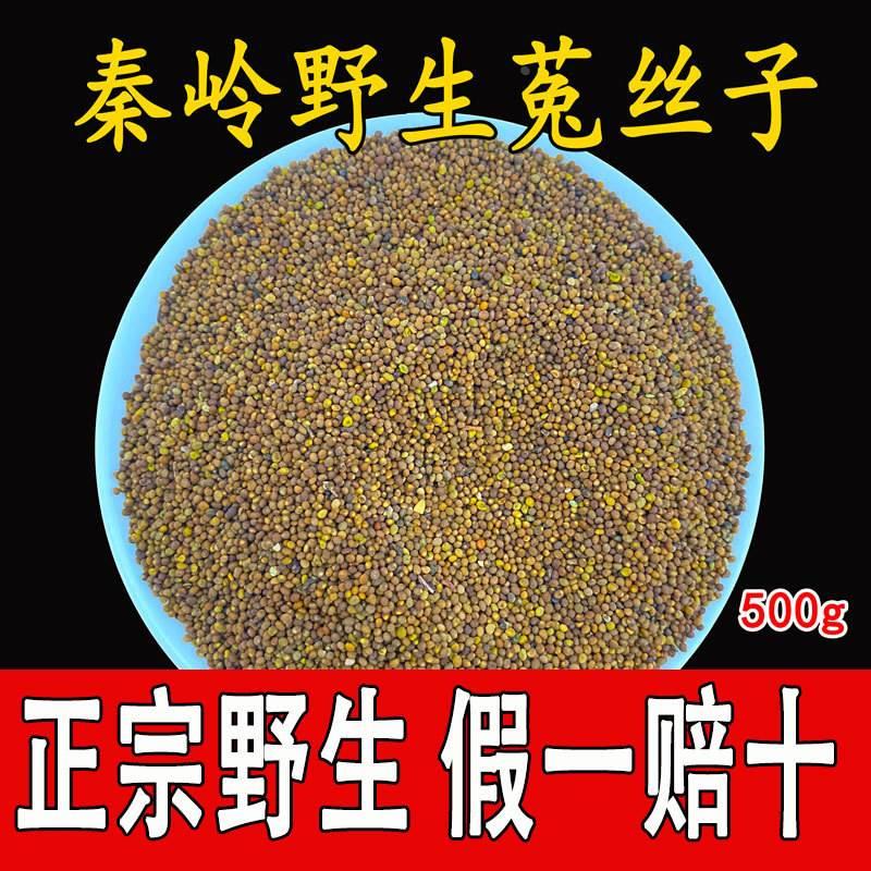 秦岭野生菟丝子500g包邮中药材兔丝子内蒙正品粉男性泡茶搭沙苑子