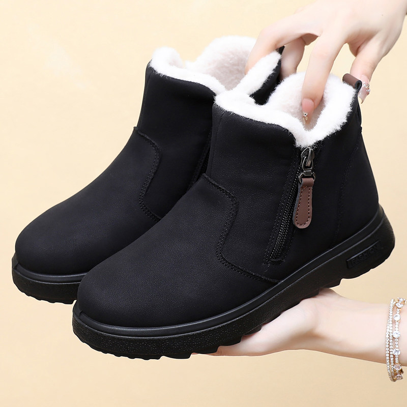 老北京布鞋女棉鞋冬季加绒加厚保暖雪地靴软底防滑中老年老人棉靴,女鞋,时尚雪地靴,淘宝优惠券,粉丝福利购,淘宝优惠卷