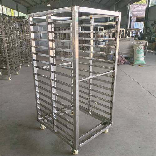 304材质菊花烘干架子枸杞烘干层架馒头蒸车冷冻推车