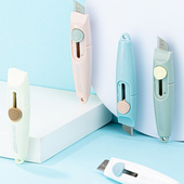 得力mini2020美工刀迷你便携快递包裹开箱器开箱刀壁纸刀手工刀