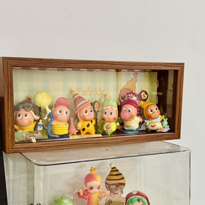 泡泡玛特星星人盲盒展示盒