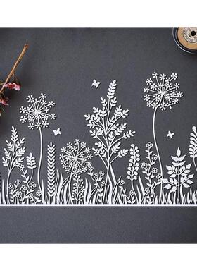 scrapbooking DIY切割刀模 碳钢刀模 压花刀模模板圣诞花草