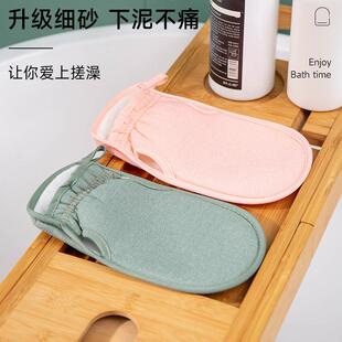 厂家直供搓澡巾搓泥加厚擦灰洗澡布搓背手套家用搓背沐浴手套