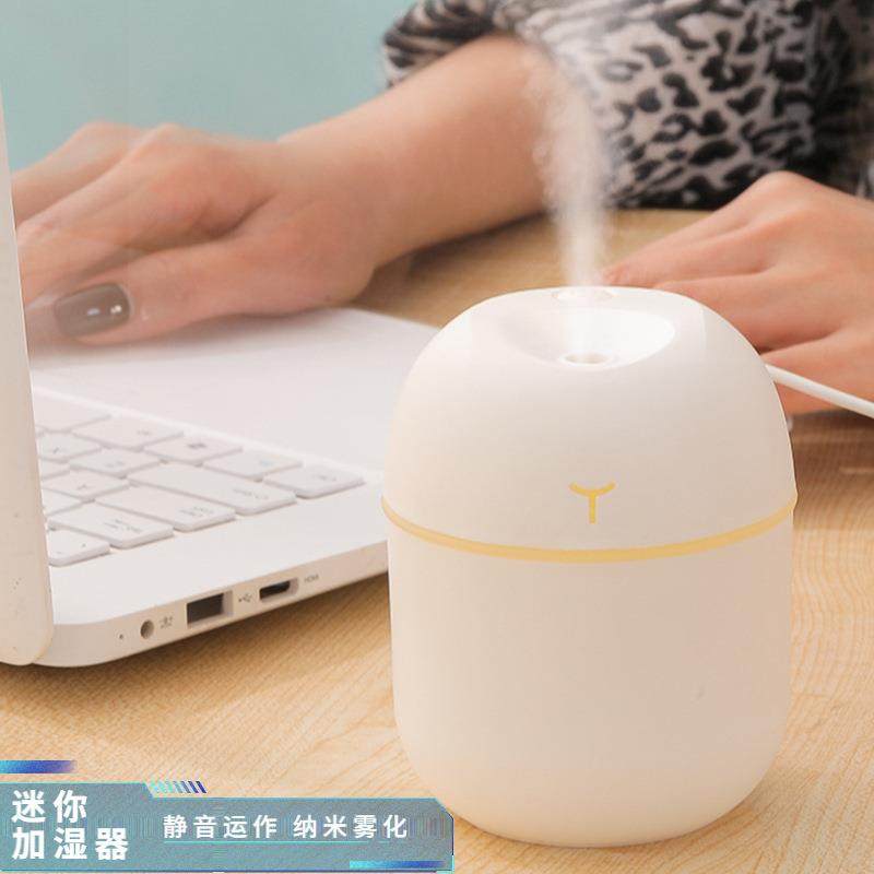 小型卧室家用加湿器 大雾量办公桌面车载便携静音迷你加湿器