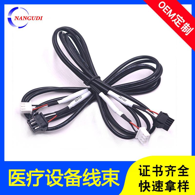 拖链1000W次屏蔽端子线XH2.5-3P柔TPU屏蔽线2.54耐折弯具身线束