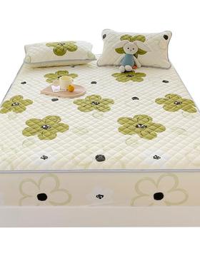 A类全抗菌床笠单件202SS2023044年新款夹棉加防厚床垫保护罩床尘