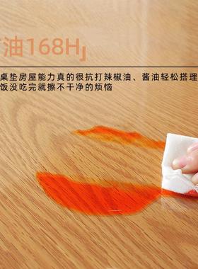 桌面透明TMMS-8餐桌垫布PVC桌防水防油免防烫软玻璃茶几垫洗桌护