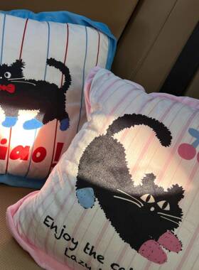 枕抱厚车用被子两用汽车抱毯子二合一车DIZ内空调枕毯加午睡毯盖