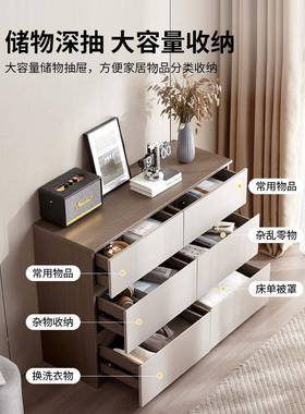 采购品实木抽屉，柜，28116客产厅，六抽屉柜，柜卧室储物，墙壁