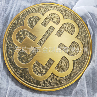 实心铝板雕刻雕花酒店双开大门拉手仿古式别墅实木门半圆把手