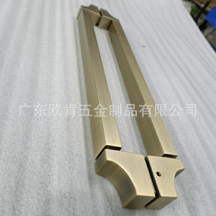欧肯五金豪华高档酒店旅馆浴室玻璃门不锈钢拉手冲凉房淋浴门把手