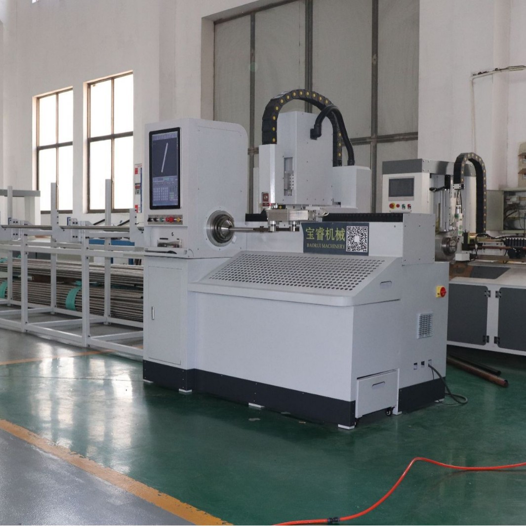 管材激光切管机带冲孔全自动上下料不锈钢管激光切割机可定 制