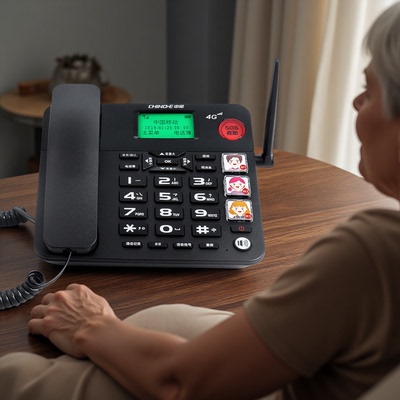 中诺老人无线插卡座机电话