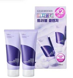 韩国#isntree紫色洋葱洗面奶深层清洁毛孔洁面乳淡化痘疤痘印