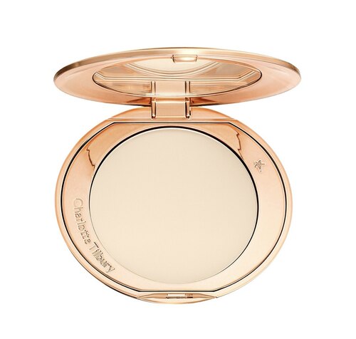 Charlotte Tilbury CT粉饼小金盘01fair定妆粉饼持久控油遮瑕