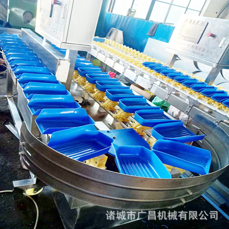 厂家鱼段鱼块重量分拣机 牡蛎小龙虾分拣机 转盘式生蚝自动分级机