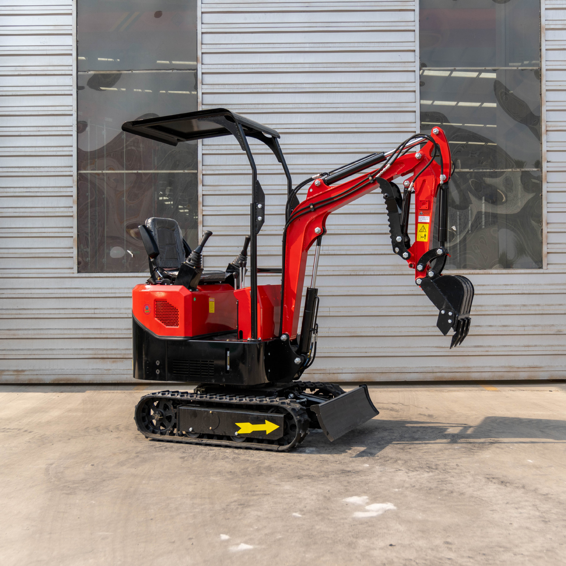 HT10E先导手柄小型迷你型微型挖掘机 1000kg挖掘机厂家抓木器抓夹