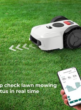 源头工厂HT18P智能割草机  有边界智能导航轮式除草机别墅园林