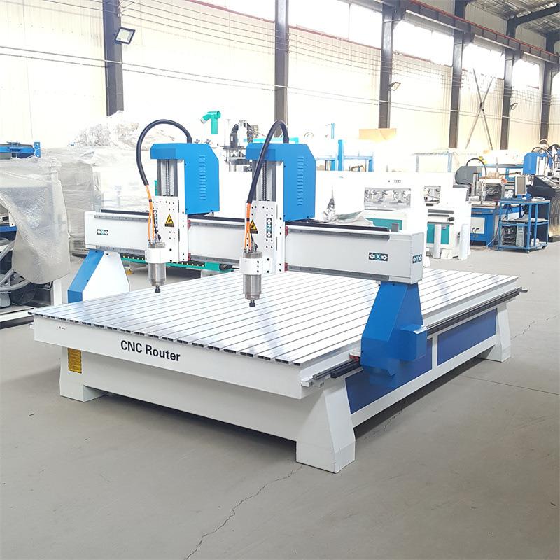 1825独立双头雕刻机 棺材雕刻机 实木家具棺材雕花寿材雕刻机