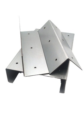 镀锌板C型钢 厂房搭建用镀锌钢带冲孔C型钢板 异形板材镀锌C型钢