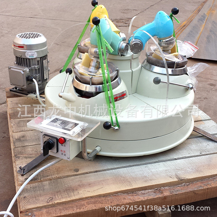 保定龙中供应化验室智能三头研磨机XPM120*3型玛瑙研磨机操作视频