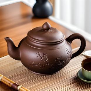 紫砂壶茶壶大号喜鹊泡茶壶大容量半手工单壶陶瓷家用茶具茶杯套装