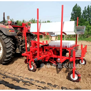株距可調(diào)材種苗機 甘草移栽機 甜葉菊移栽機