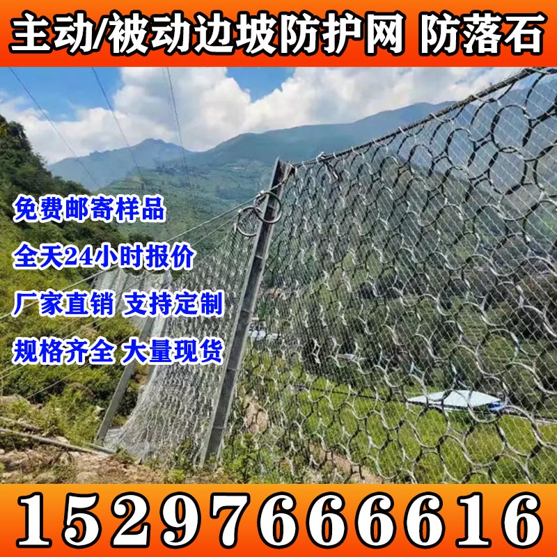 若渝主动被动边坡防护网源头厂家