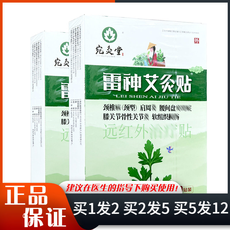 宛灸堂雷神艾灸贴远红外贴10贴膏药贴（器械）