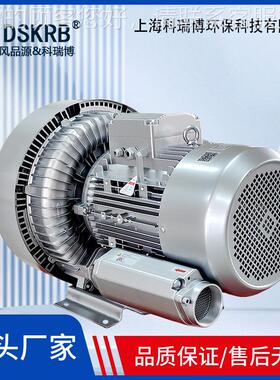 高负压旋涡式475真空5泵东三省-粮食上料高压鼓风机RB-191D3/8.KW