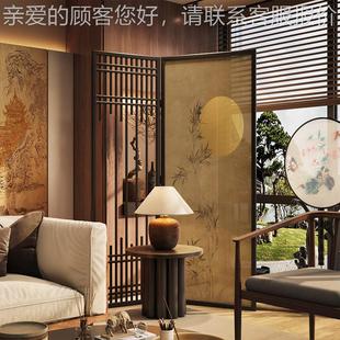 宋代美学栅栏中式 C87客厅墙角屏遮挡玄隔风断入 古典家用关茶室GP
