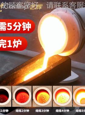 工高中频熔炼炉温贵金属黄应金铂金钯金Z.M.MF.P高频感高业效熔解