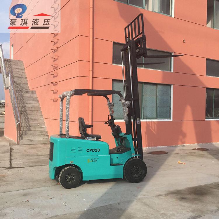 厂家供应四轮座驾式电动堆高车仓库装卸叉车电动铲车液压堆高机