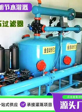 智能水一体化过滤器农田滴灌喷灌过滤设备自动反冲洗砂石过滤器