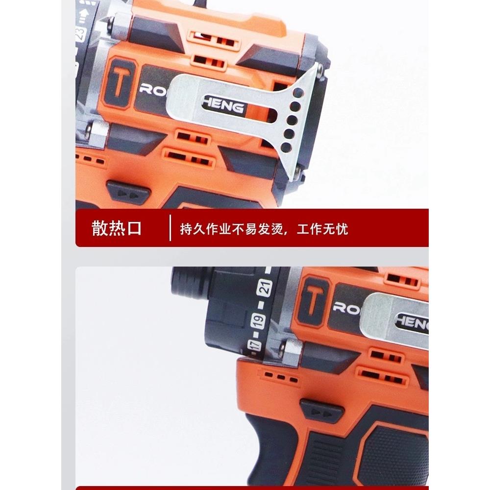 2025新款无电刷起子机多功能锂电钻力充电式钻手螺丝批电动工具转