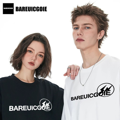 BAREUICGOIE短袖t恤男女情侣装