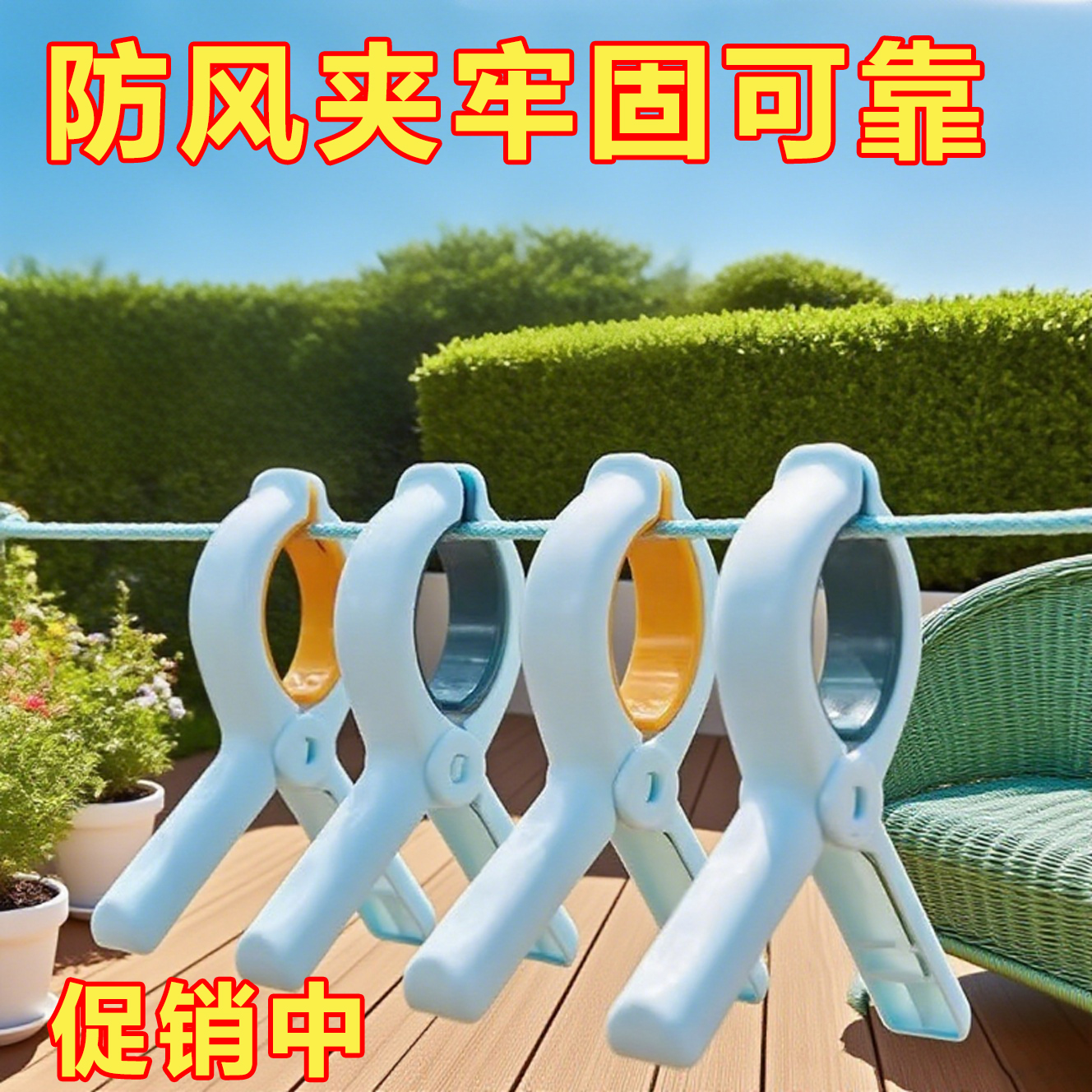 夹子晾衣夹强力防风晒被子