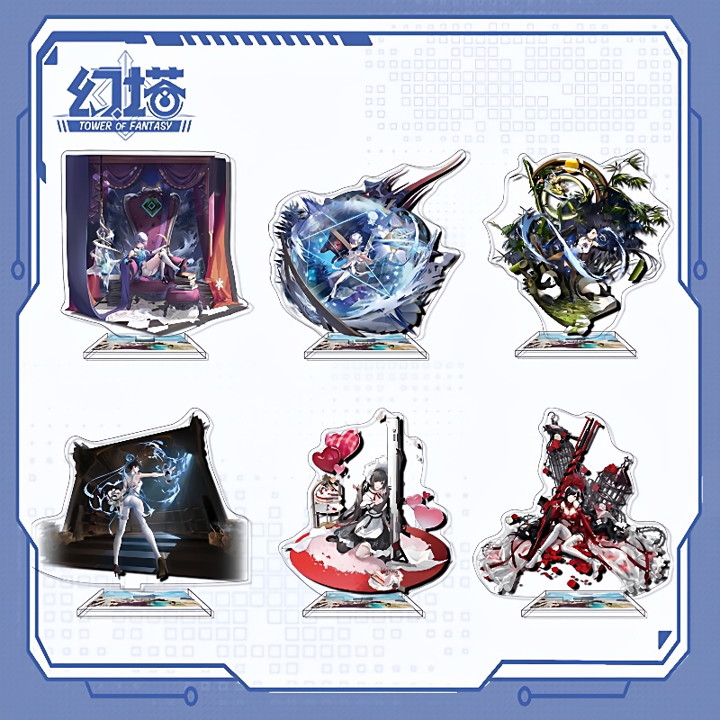 【鸿逸】幻塔立牌 二次元轻科幻游戏人物角色周边亚克力桌面摆件