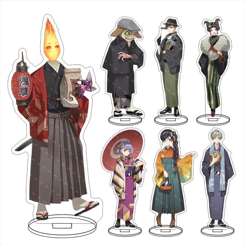 黄昏旅店 亚克力大立牌 冢原音子 阿鸟遥斗 玛瑙 切子 亚克力摆件