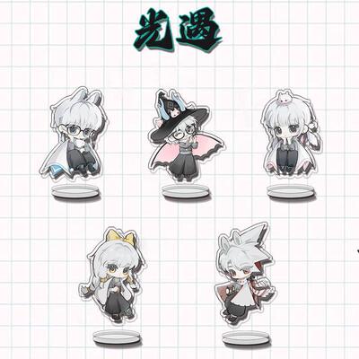 光遇立牌5cmQ版巫师正太樱花书虫卡卡二次元游戏周边座面摆件