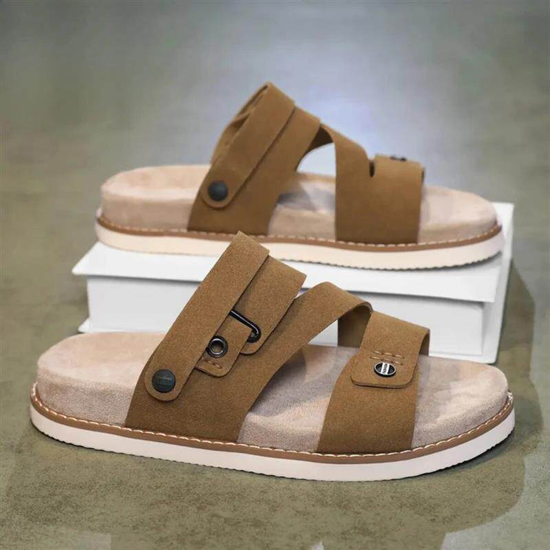 拖鞋男士夏季2026新款外穿防滑耐磨两用开车网红沙滩博肯凉鞋