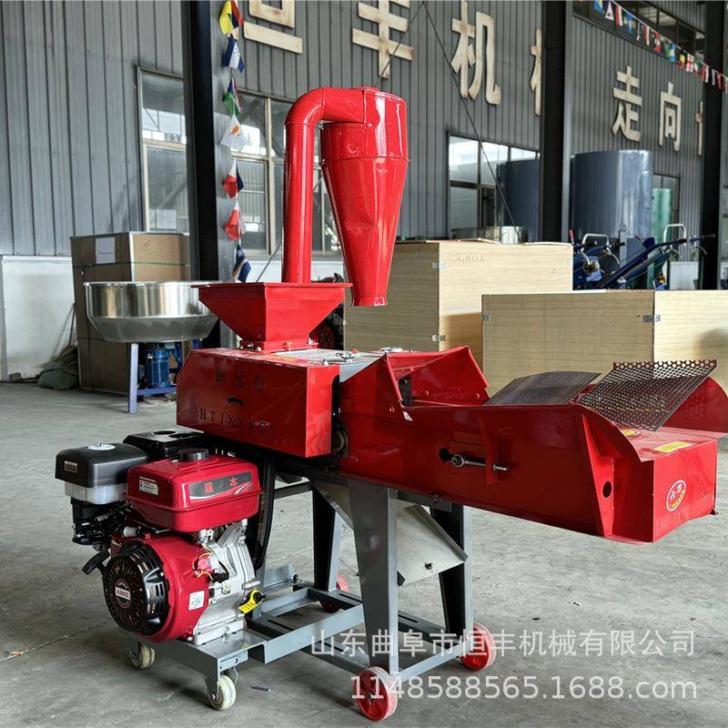 时产5吨铡草机铡草揉丝机牛羊鸡鸭鹅养殖碎草机破碎机干湿两用