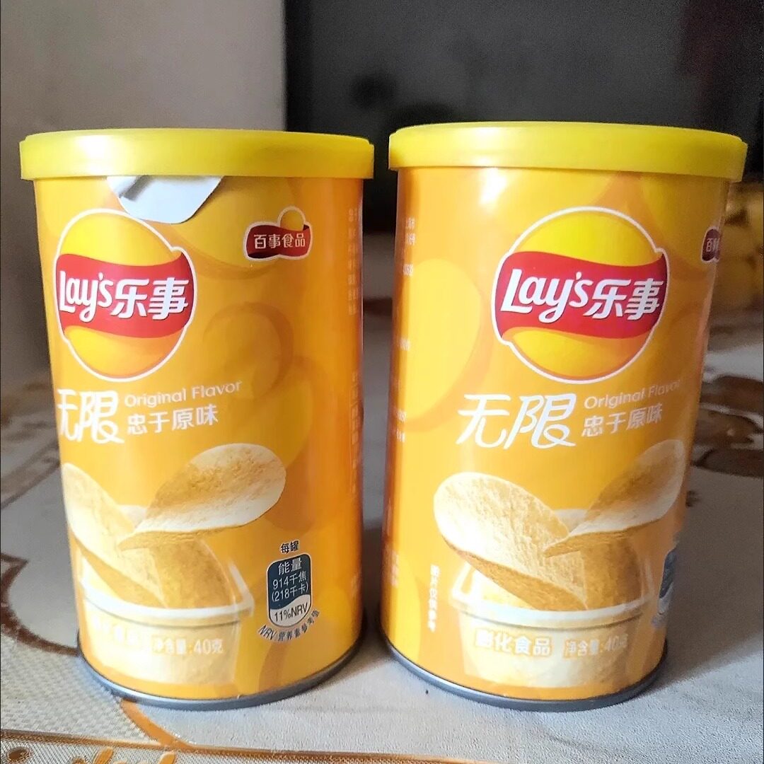 乐事薯片无限罐装40g610网