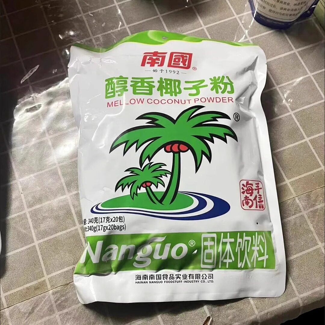 南国340g海醇香椰子粉营养