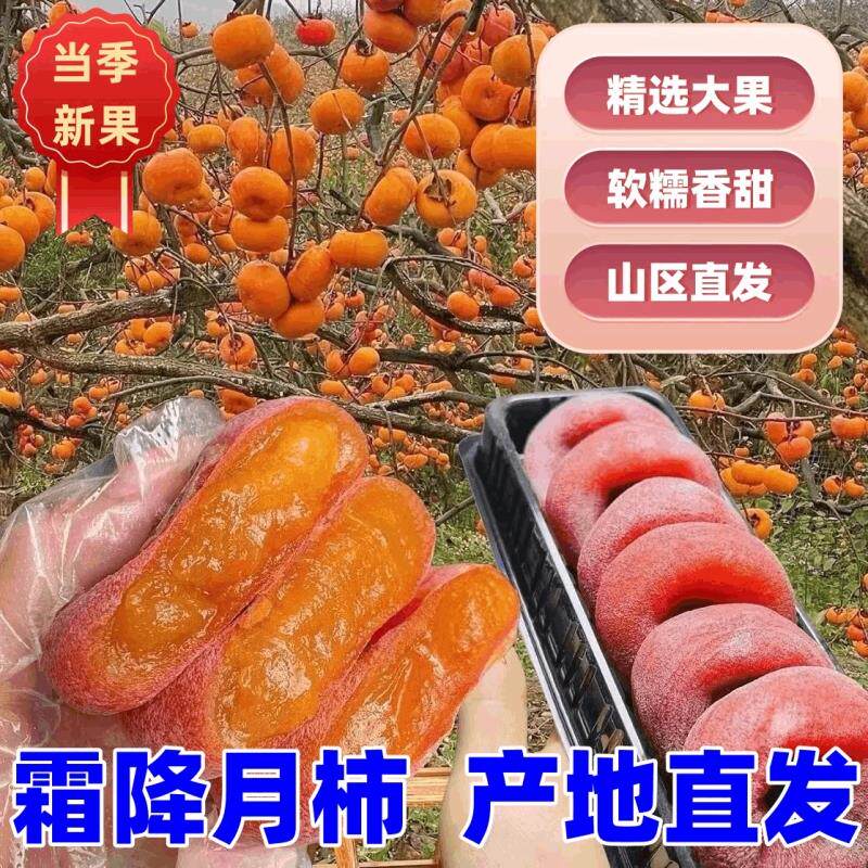 正宗广西桂林降霜杮饼农家自制杮子饼流心杮子干非富平吊饼一整箱