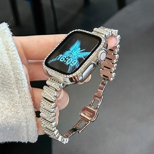 思雅图华为Fit4代闪钻不规则表链