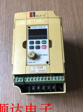 拆机海利普变频器HLPC+0D7523B 0.75KW 220V质量保证测试OK无维修